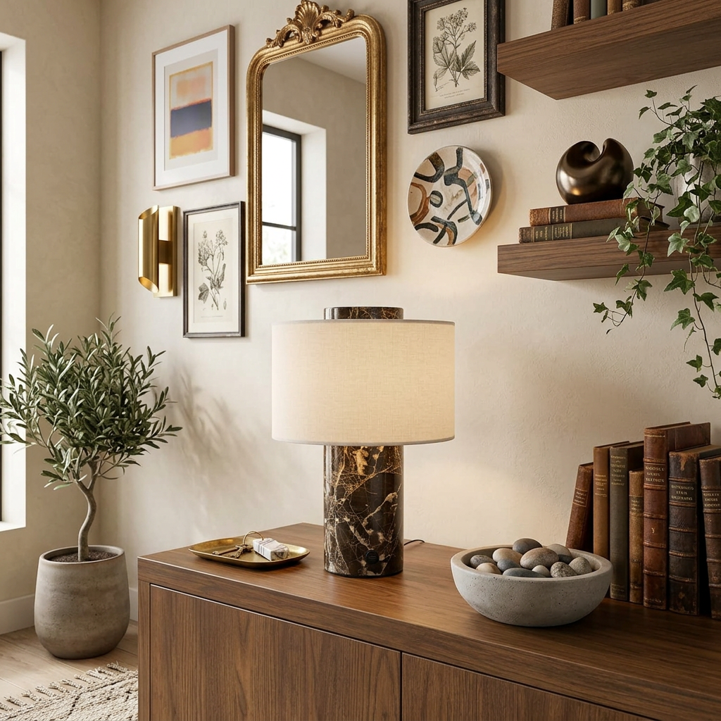 The Collected Entry — Styling project in Atlanta, GA by House of Noble Design