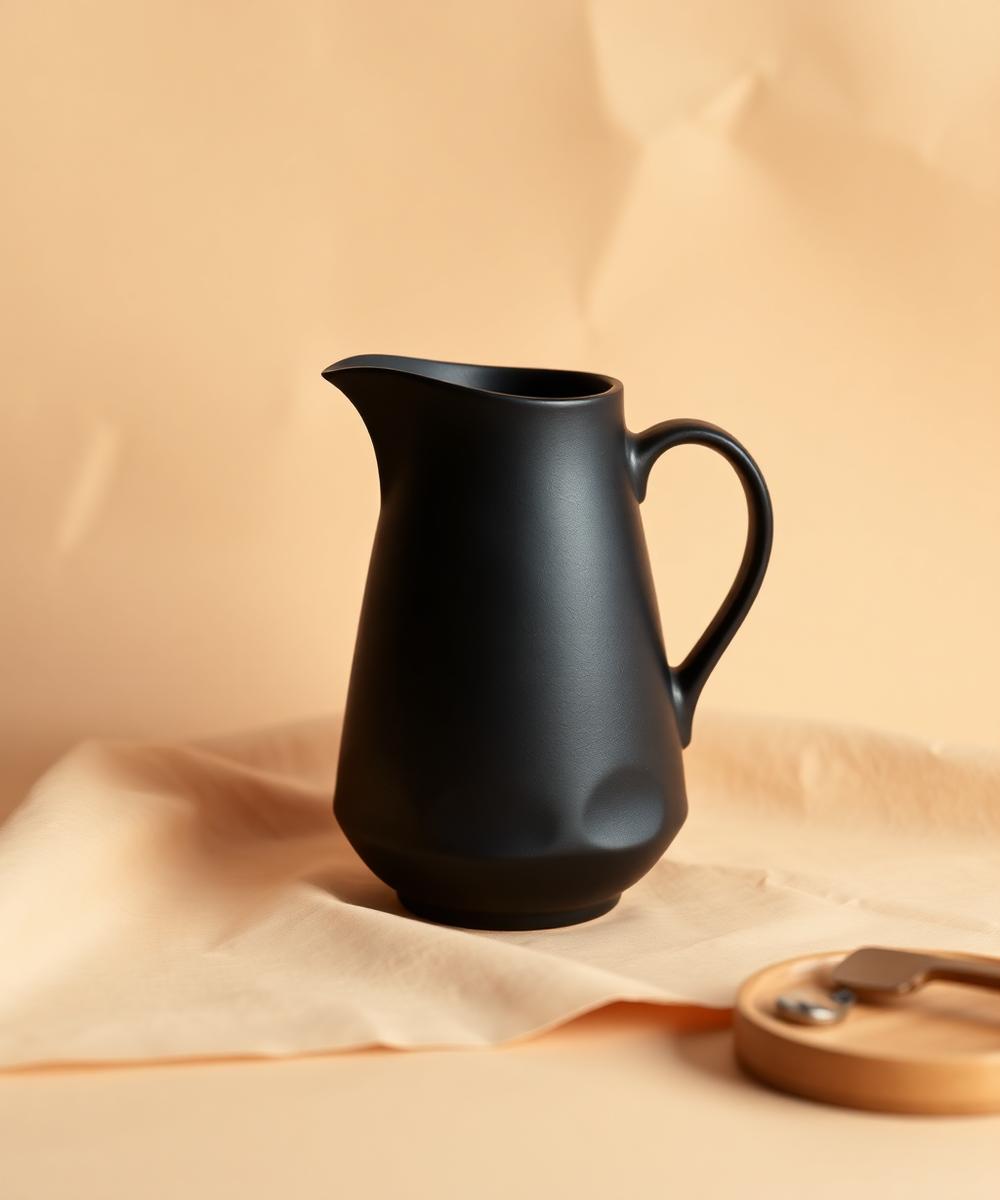 Matte Stoneware Pitcher